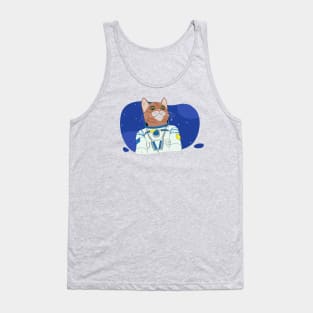 cat astronaut Tank Top